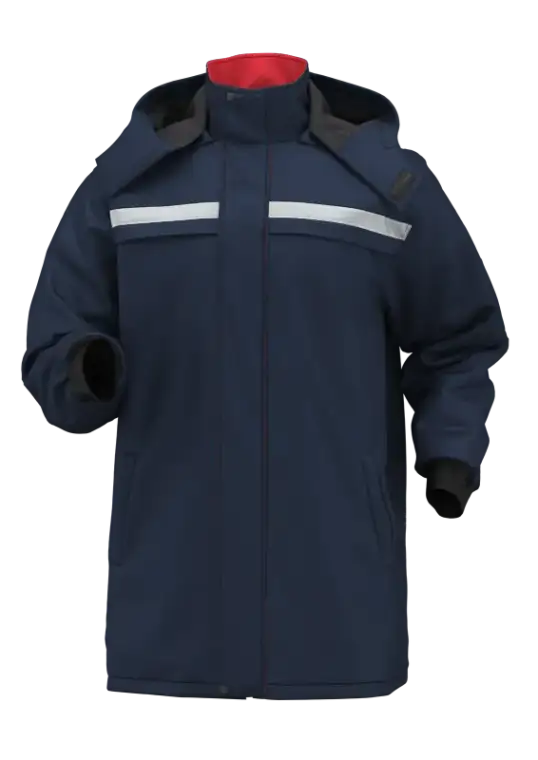 Reflective Mid-Length Jacket
