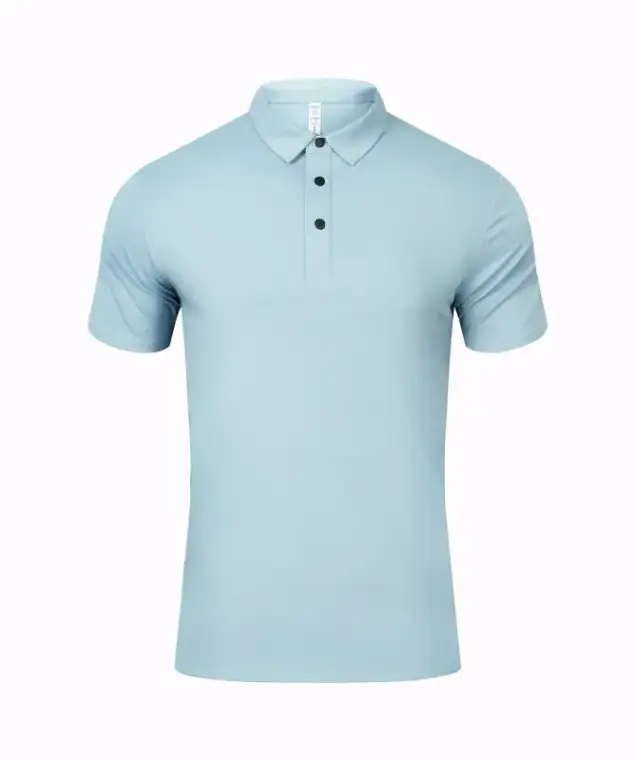Stretch Crew Neck Polo