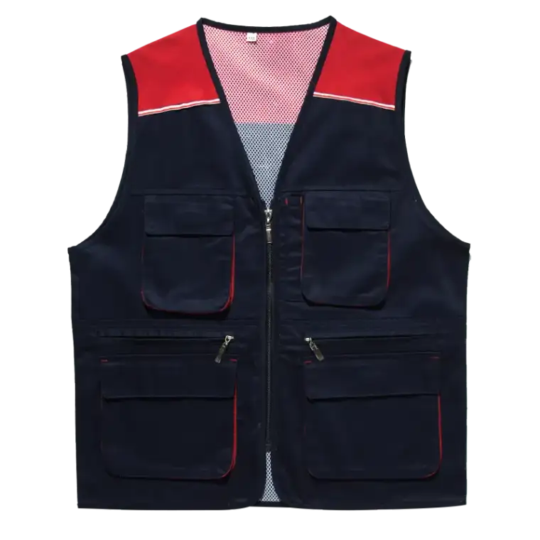 Two-Tone Mesh Work Vest