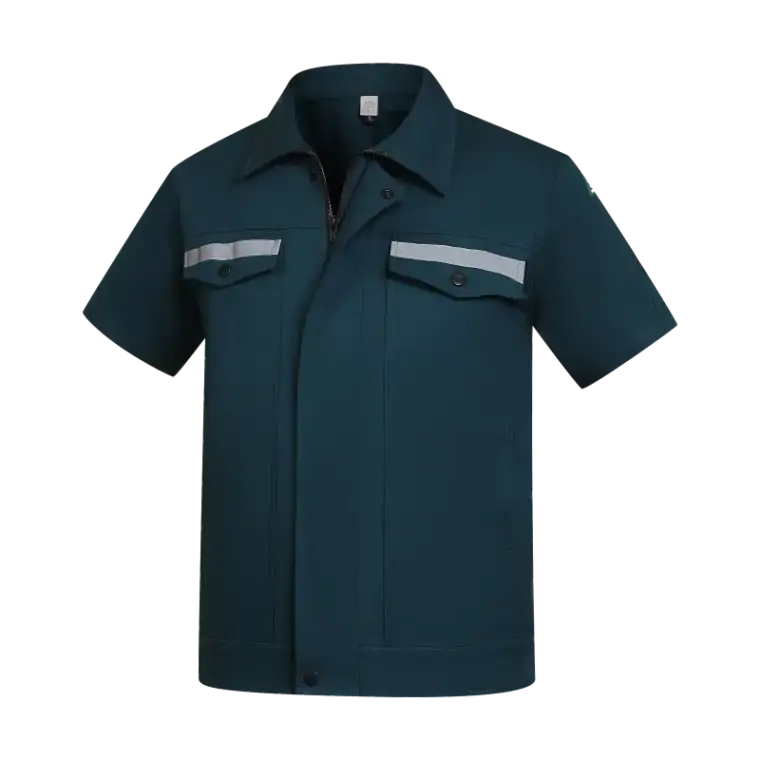 Cotton Reflective Short Sleeve Work Set