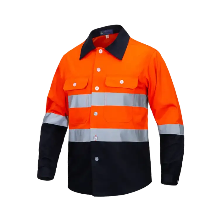 Fluorescent Orange / Navy