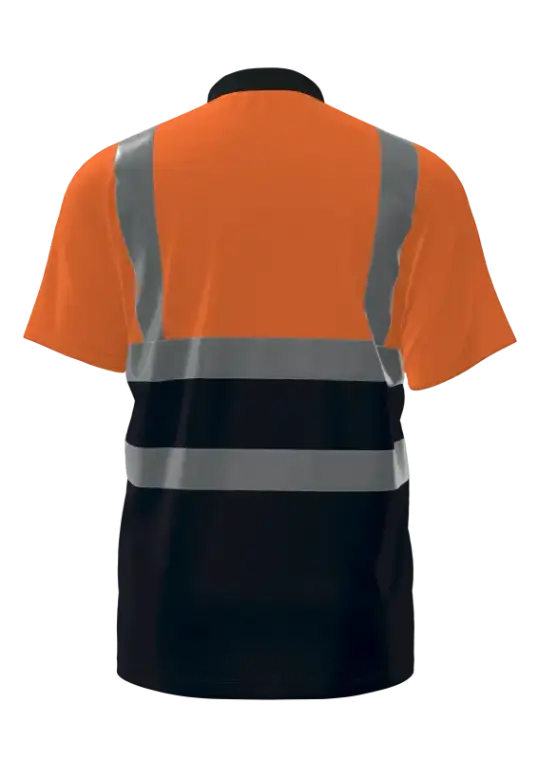 Fluorescent Orange / Navy