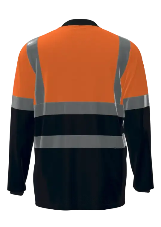 Fluorescent Orange / Navy