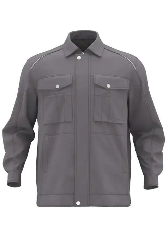 Brushed Poly-Cotton Work Jacket